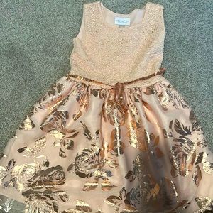 Children’s place rose gold Dress
